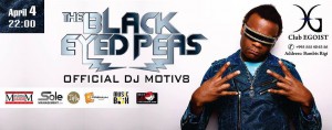 საქართველოში BLACK EYED PEAS' OFFICIAL DJ MOTIV8 ჩამოდის