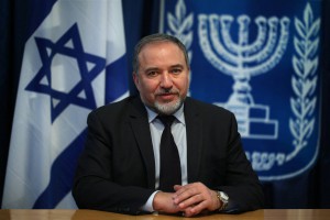Israel's Minister of Foreign Affairs Avigdor Evet  Lieberman.
